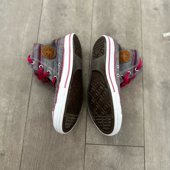 Converse Chuck Taylor Hi Berry Pink High-Top Fabric Basketball Shoe size 5.5 - Picture 12 of 16